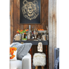Carved Portrait Grizzly Bear Framed Wall Art