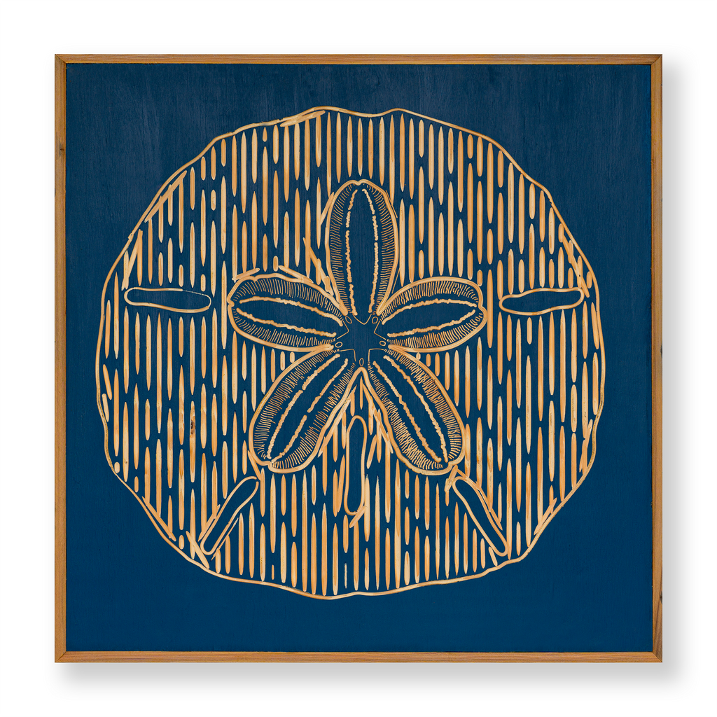 Carved Sand Dollar Wall Art