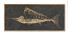 Carved Wooden Swordfish Framed Wall Art
