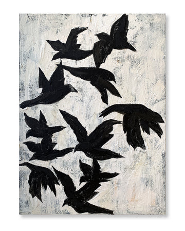 Crow Study #1 Painting