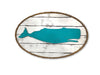 Dockside Whale Wood and Rope Plaque - Haven America