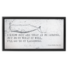 Classic Moby Quote Whale Wall Art Print