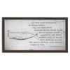 Classic Moby Quote Whale Wall Art Print