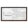 Classic Moby Quote Whale Wall Art Print