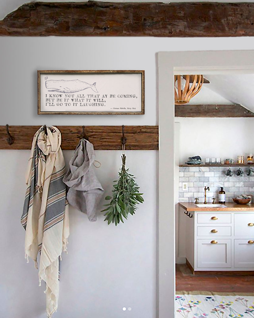 Classic Moby Short Quote Wall Art Print - Haven America