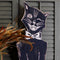 Black Cat Halloween Wall Decor