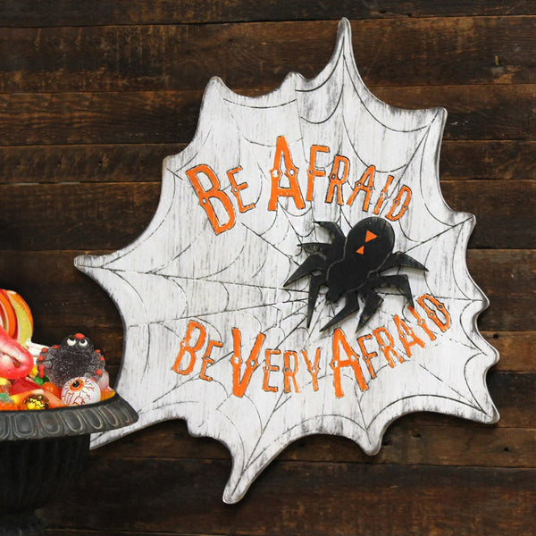 Spider Web Halloween Wall Decor