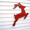 Haven America makes the best holiday decor. This flying reindeer is all wood, can go indoor or outdoor. 27 colors to pick from.