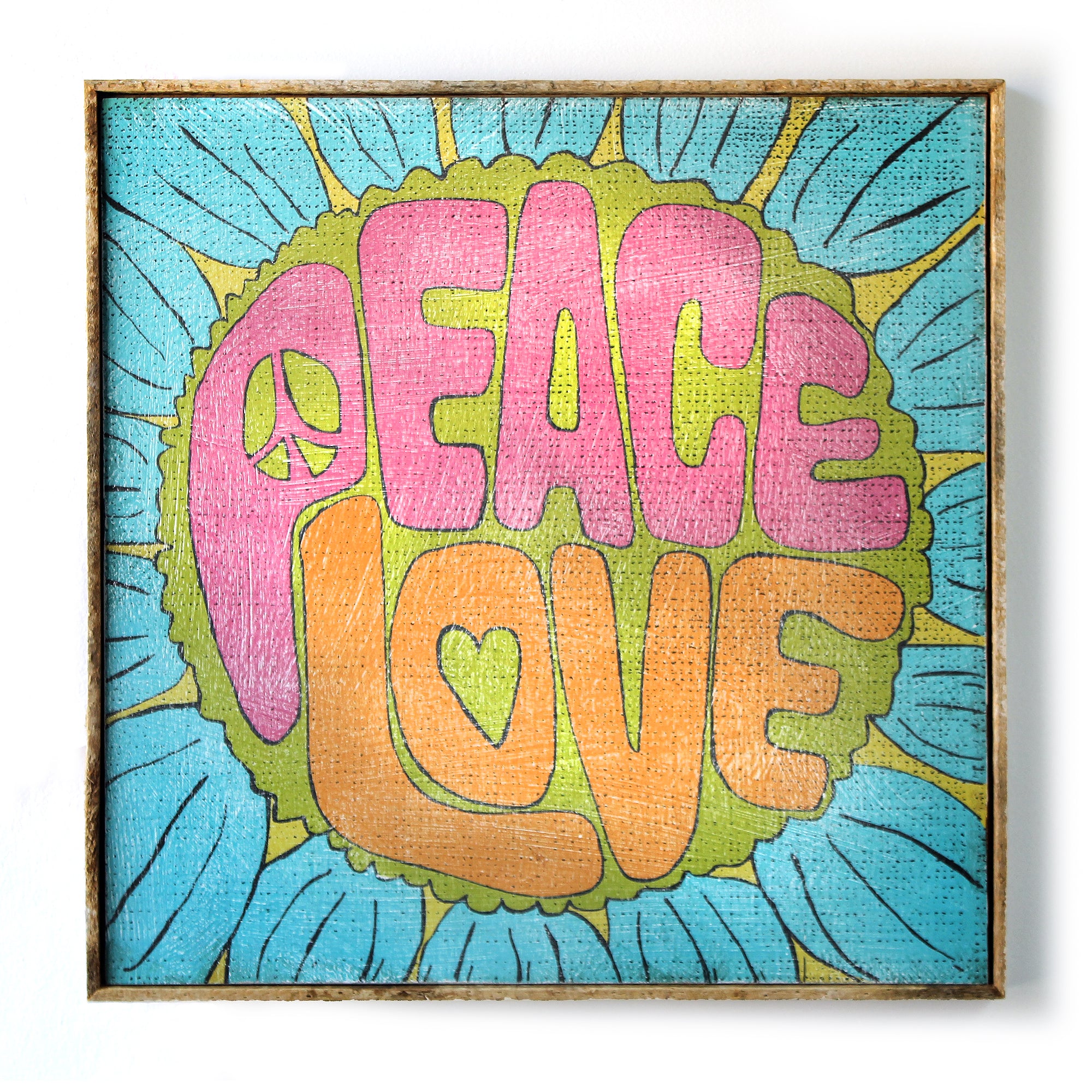 Peace Love Flower SOUL Art Print – Haven America