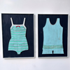 Beach Girl and Nautical Man Swimsuit Set