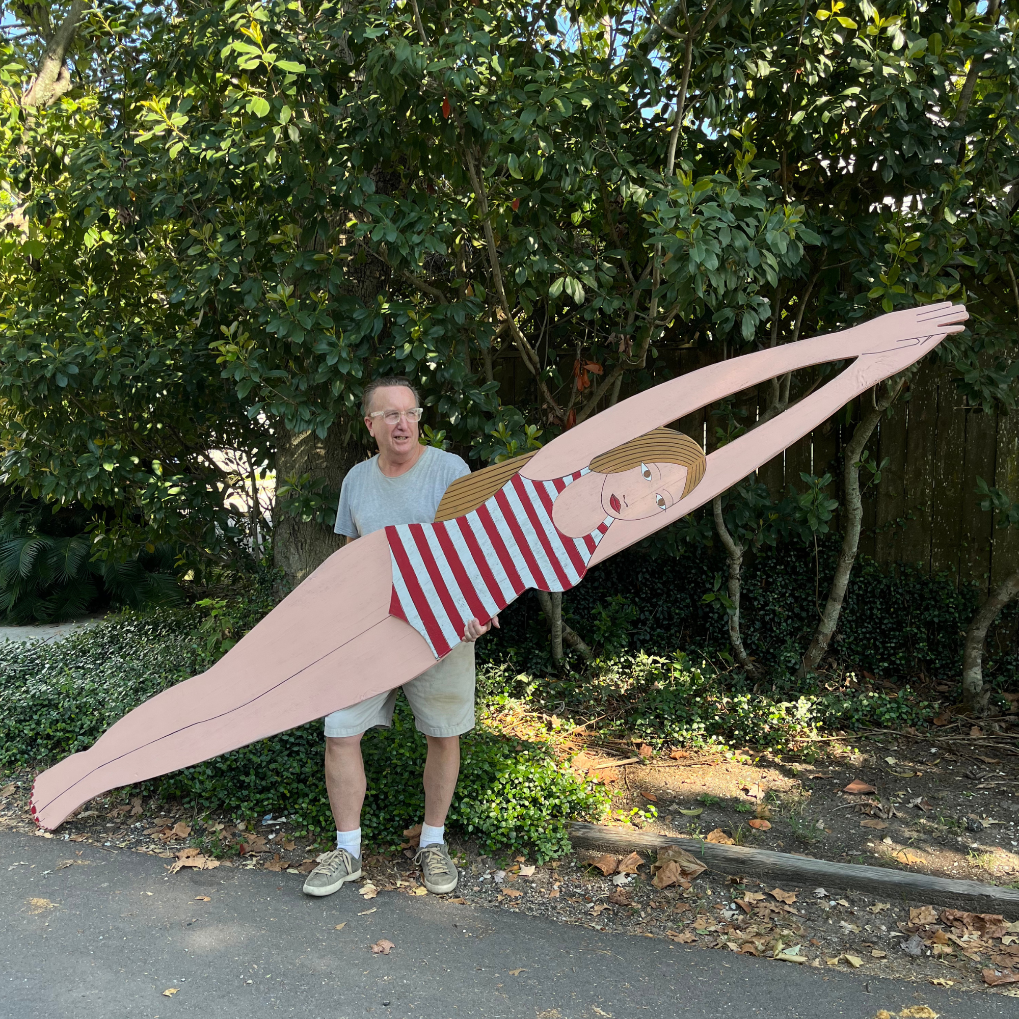 Swimmer Girl Artwork - Haven America
