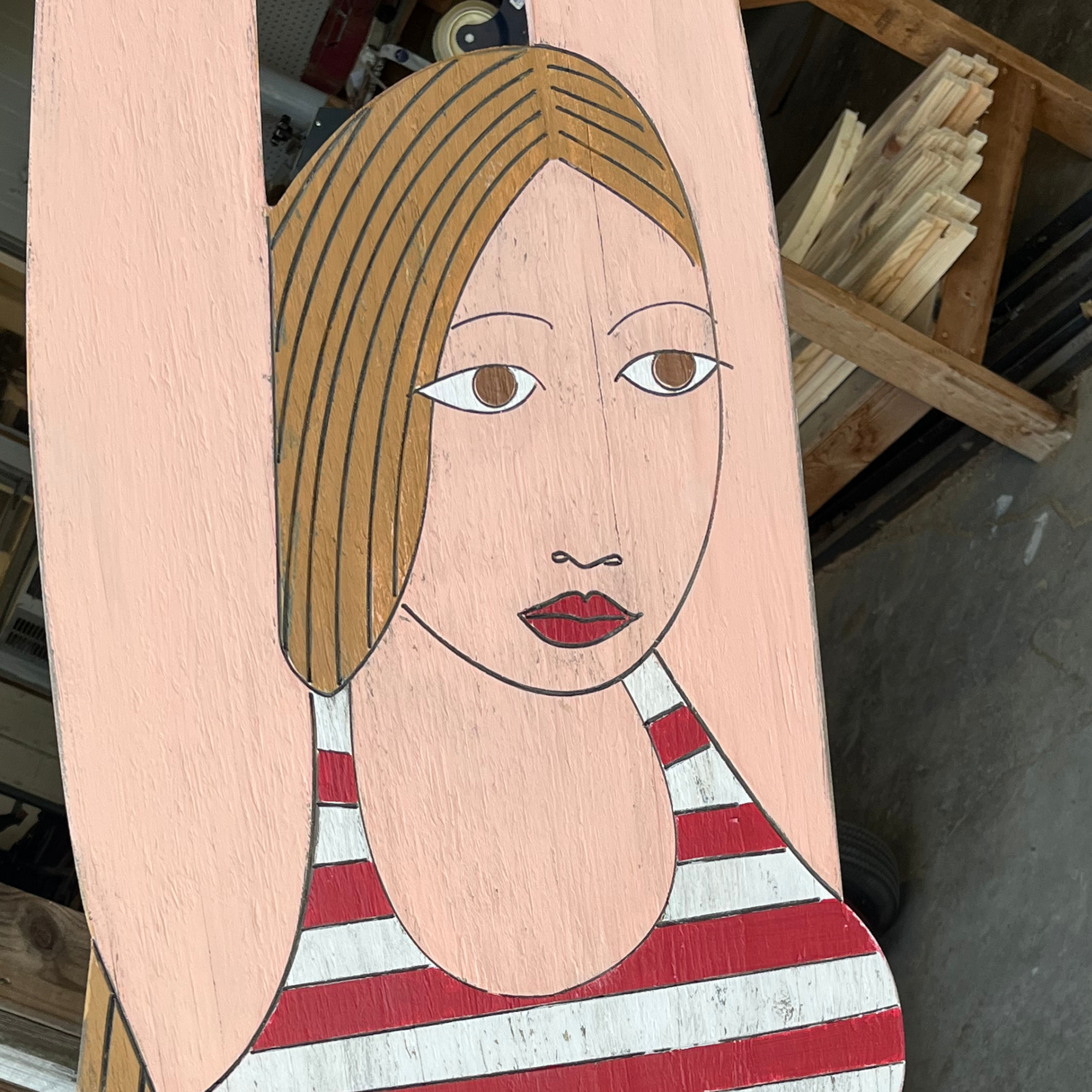 Swimmer Girl Artwork - Haven America
