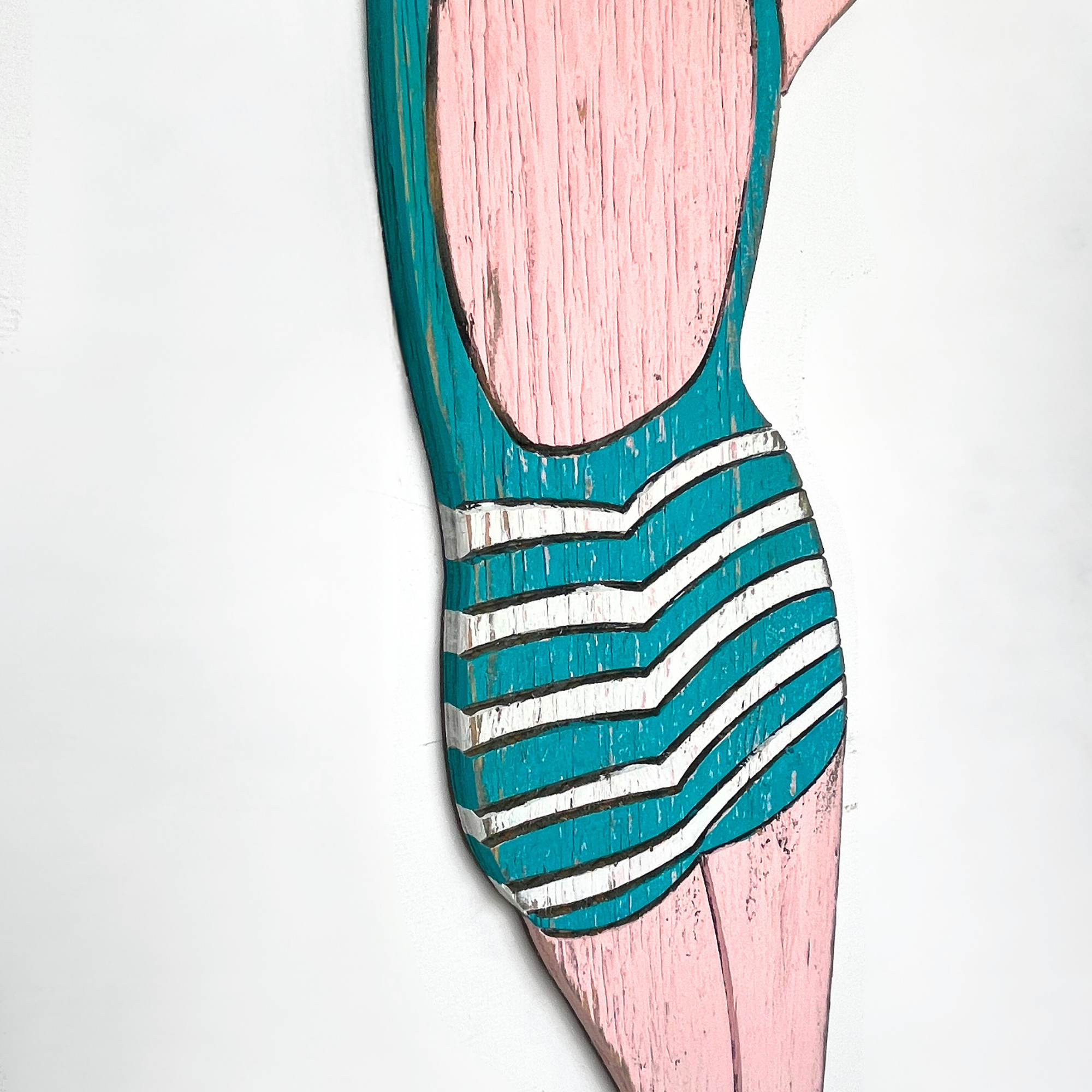 Poolside Cabana Girl Wooden Wall Art - Haven America