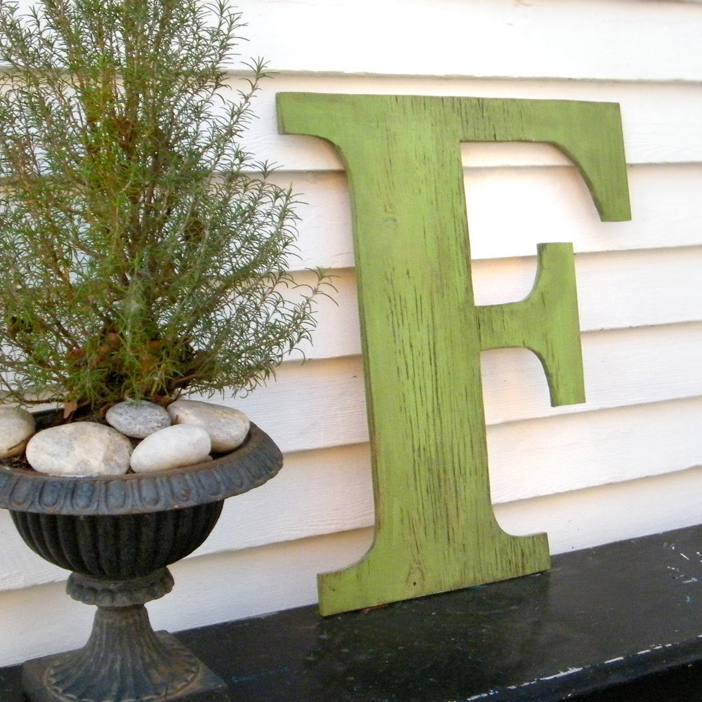 Large Wooden Letter 24" inch High Wooden