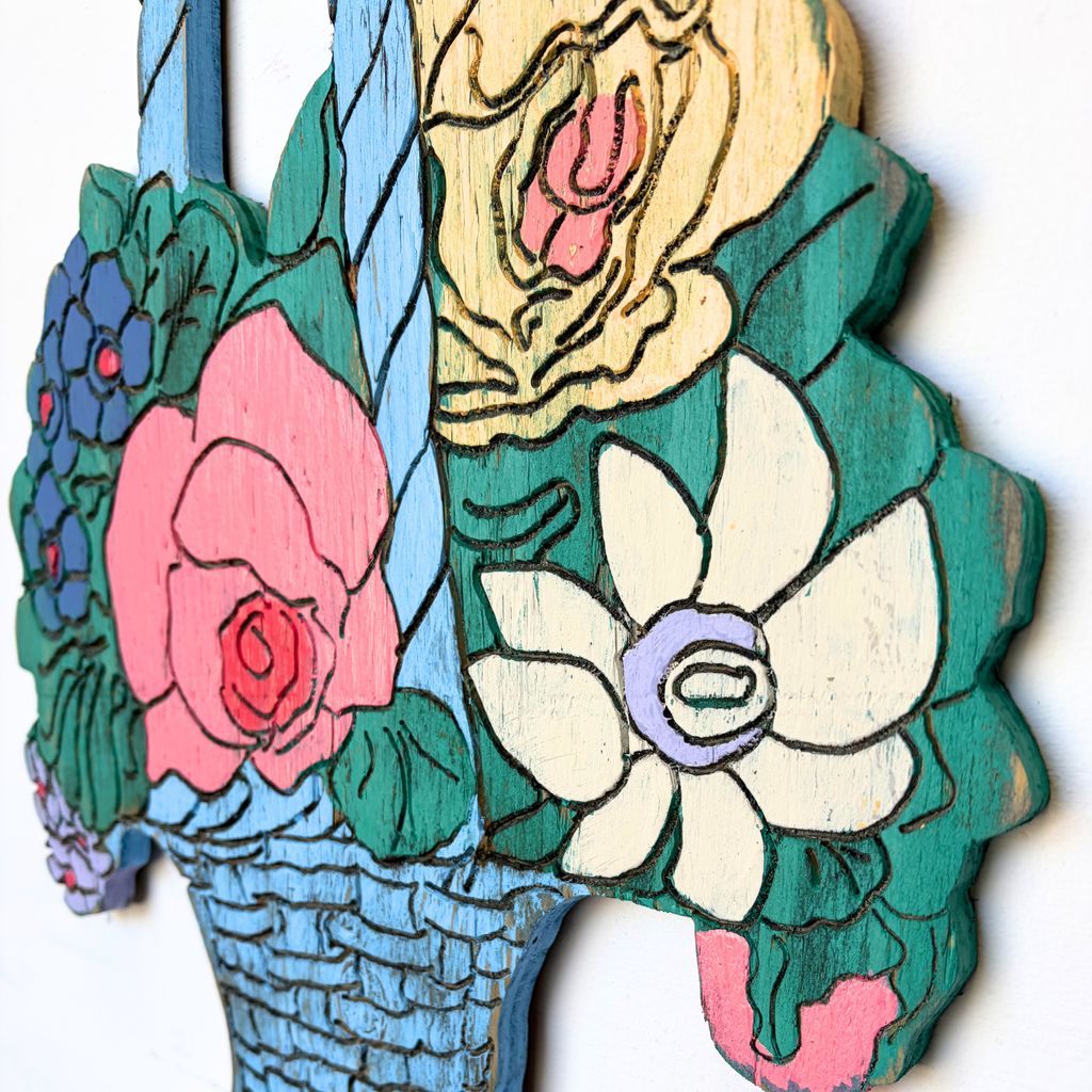 Rose Bouquet Flower Basket - Haven America