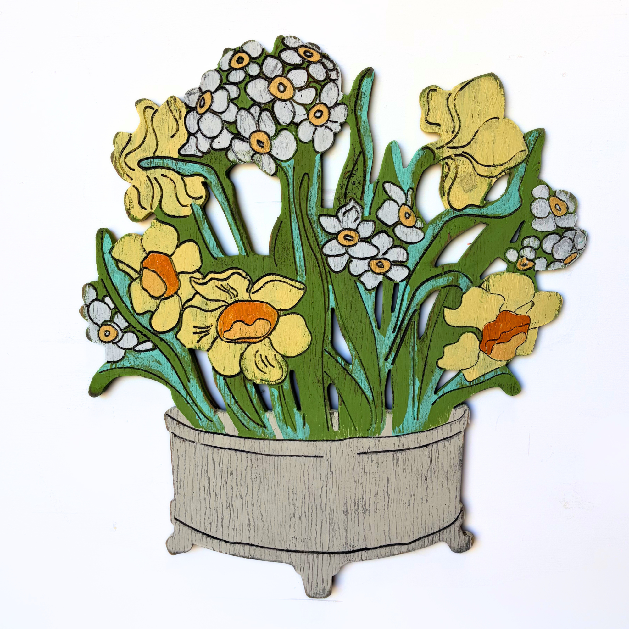 Daffodil Bouquet Wall Art - Haven America