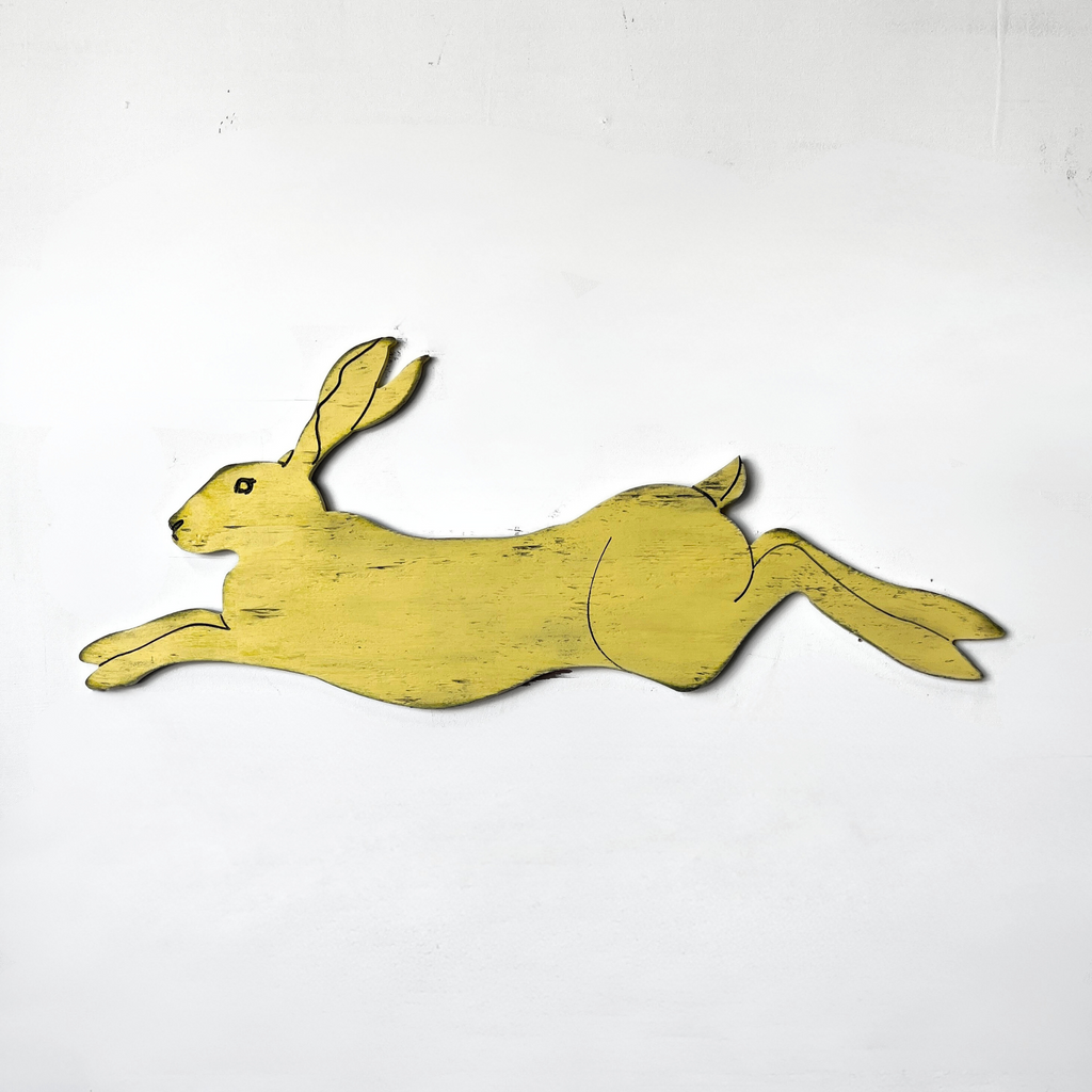 Rabbit Leaping Wall Art