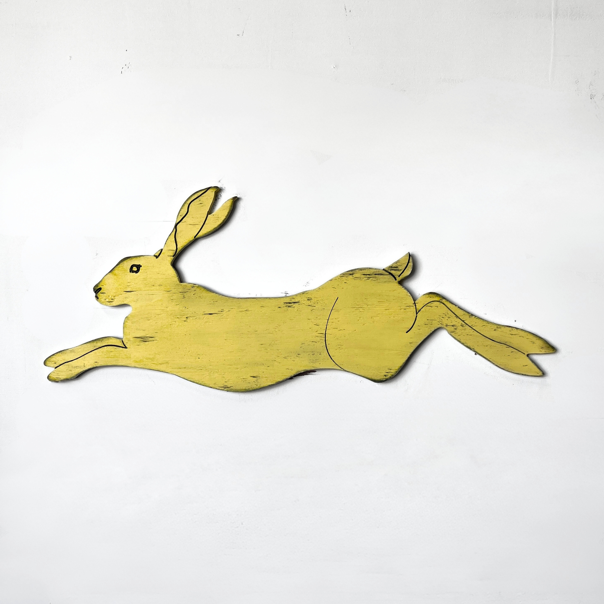 Rabbit Leaping Wall Art