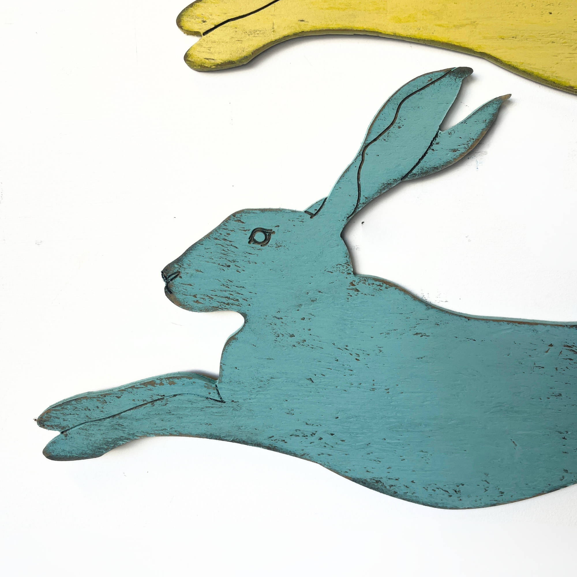 Rabbit Leaping Wall Art