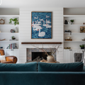 Swans in the Wild Painting Framed - Haven America