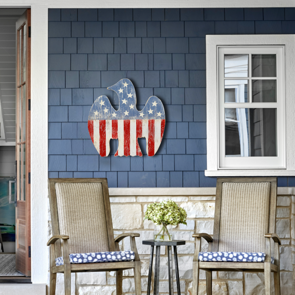 Stars and Stripes Eagle Art - Haven America