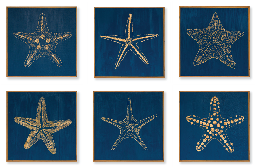 Carved Starfish 6 pc Set - Haven America