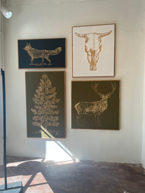 Carved Tree Framed Wall Art - Haven America