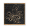 Carved Octopus Framed Wall Art