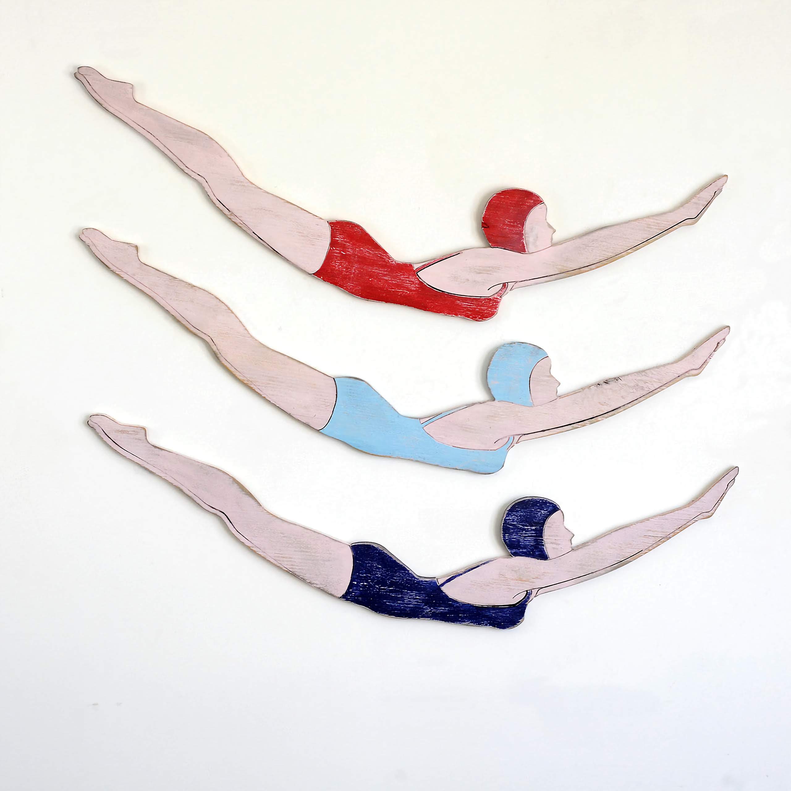 Diver Girl some color options for swimsuit and cap