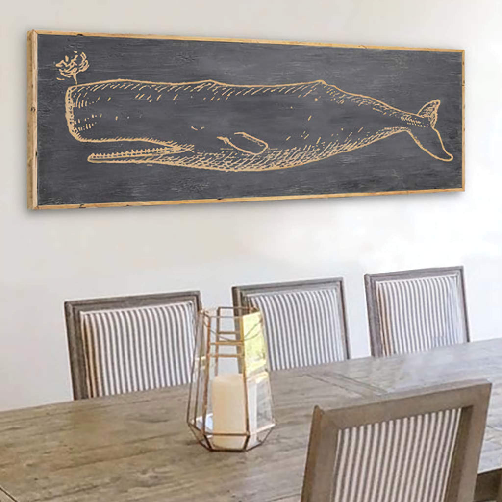 Carved Whale Wall Art - Haven America