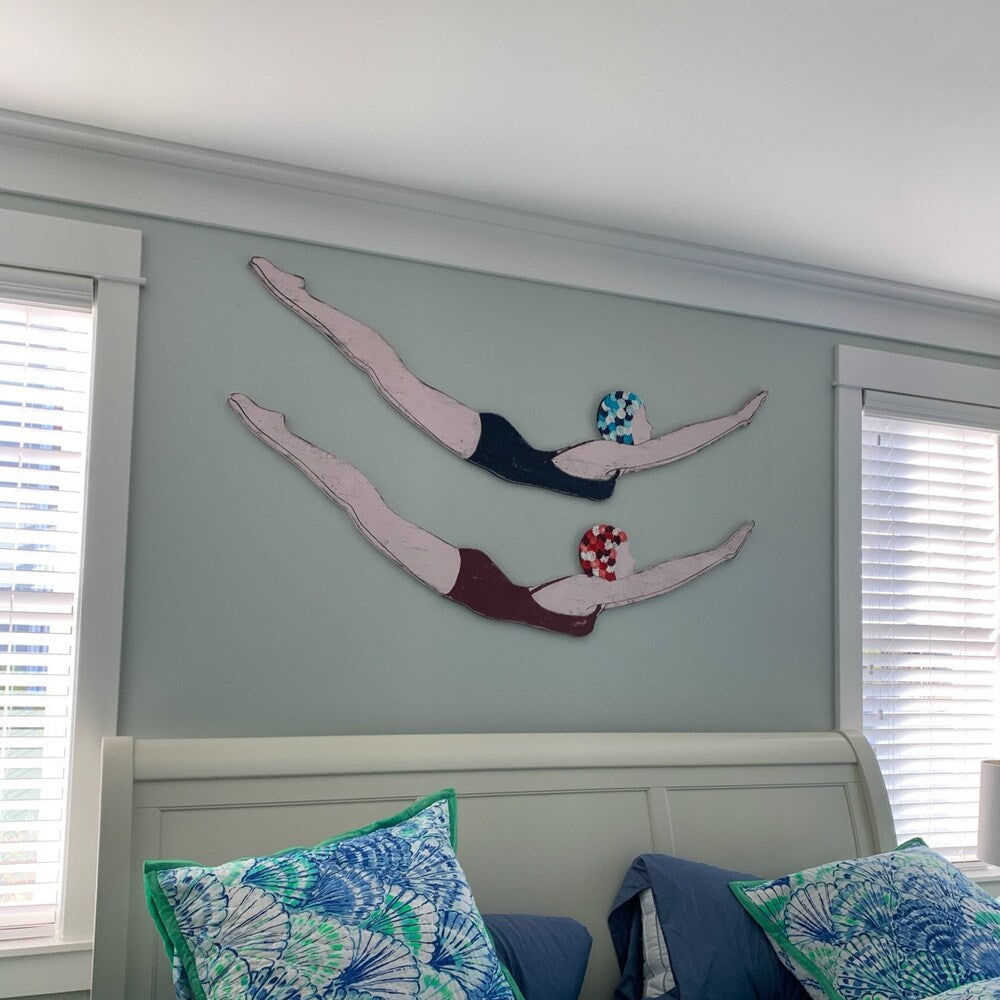 Retro Diver Girl Wall Decor - Haven America