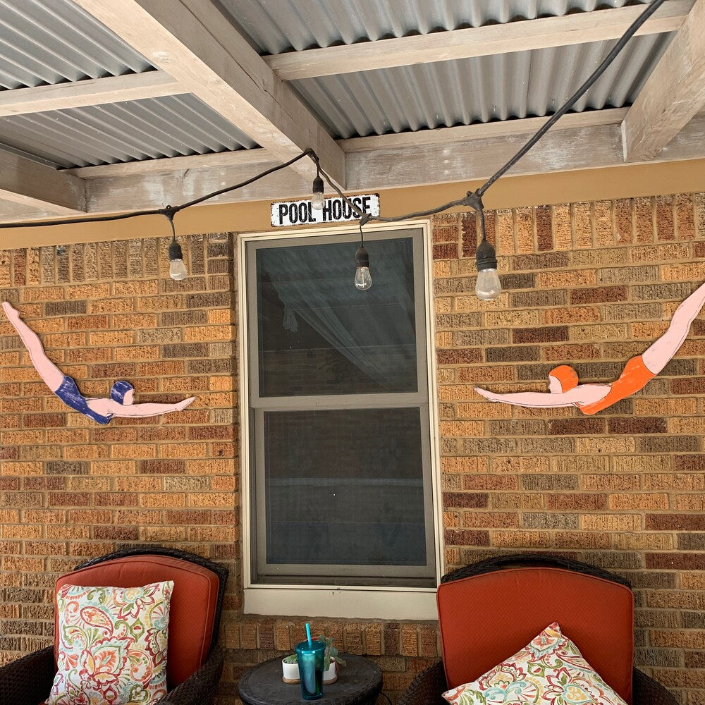 Retro Diver Girl Wall Decor - Haven America