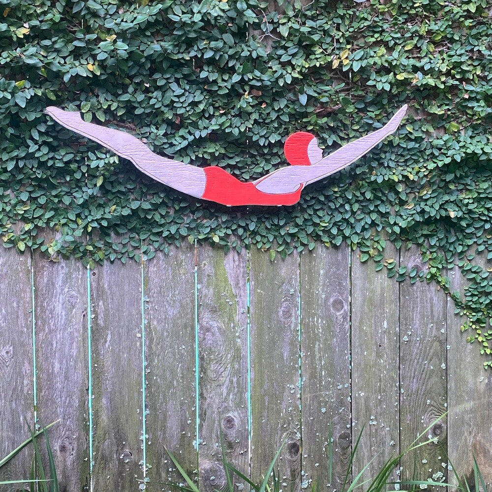 Retro Diver Girl Wall Decor - Haven America