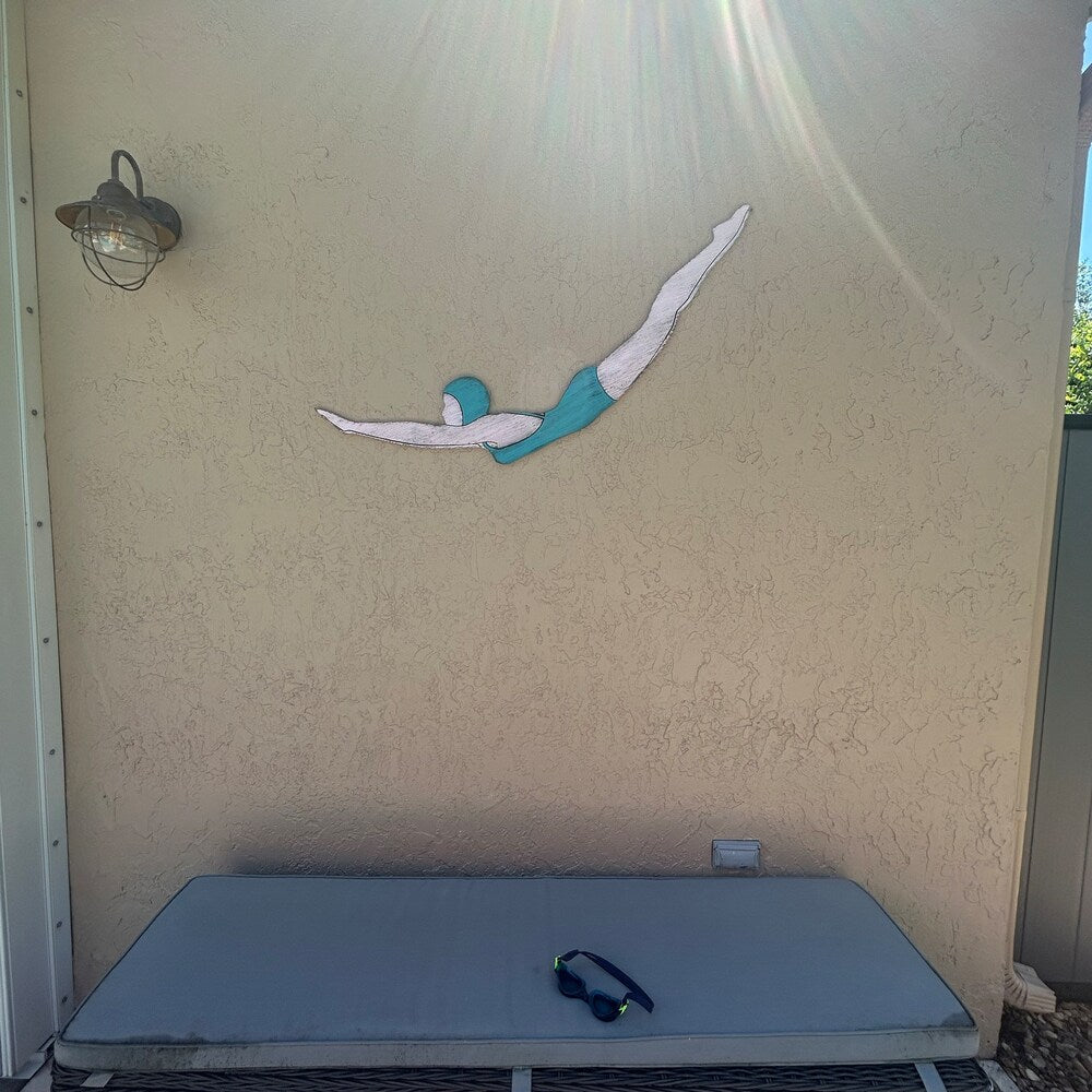 Retro Diver Girl Wall Decor - Haven America