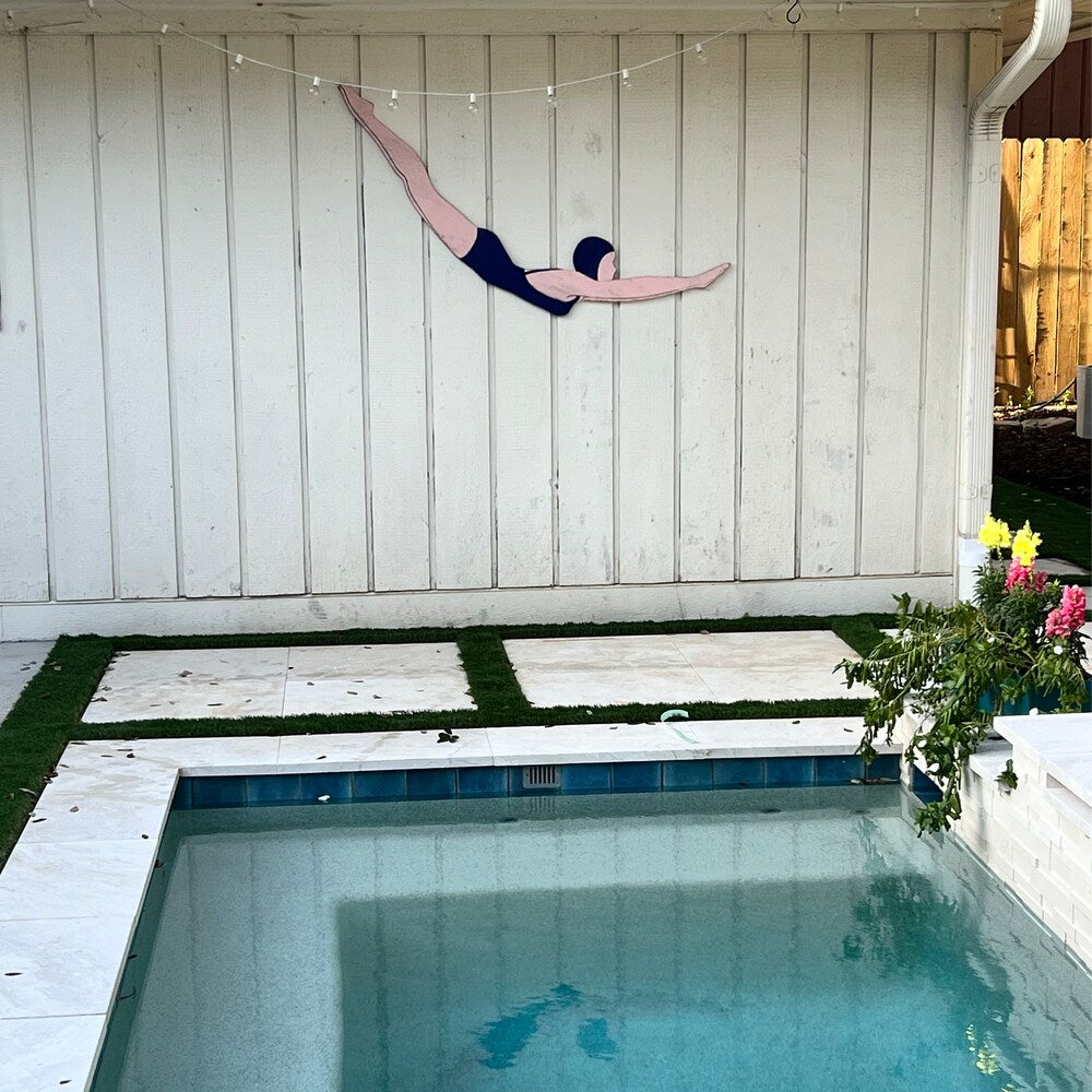 Retro Diver Girl Wall Decor - Haven America