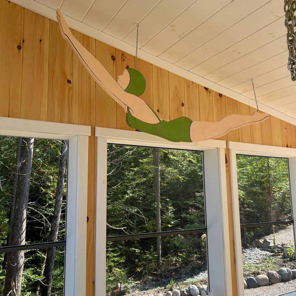 Retro Diver Girl Wall Decor - Haven America