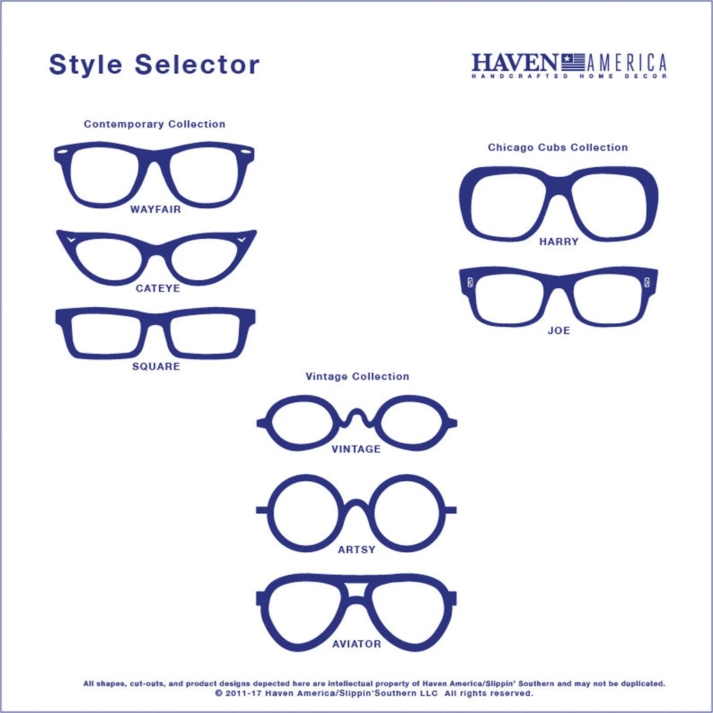 60" Glasses Eyewear Art - Haven America