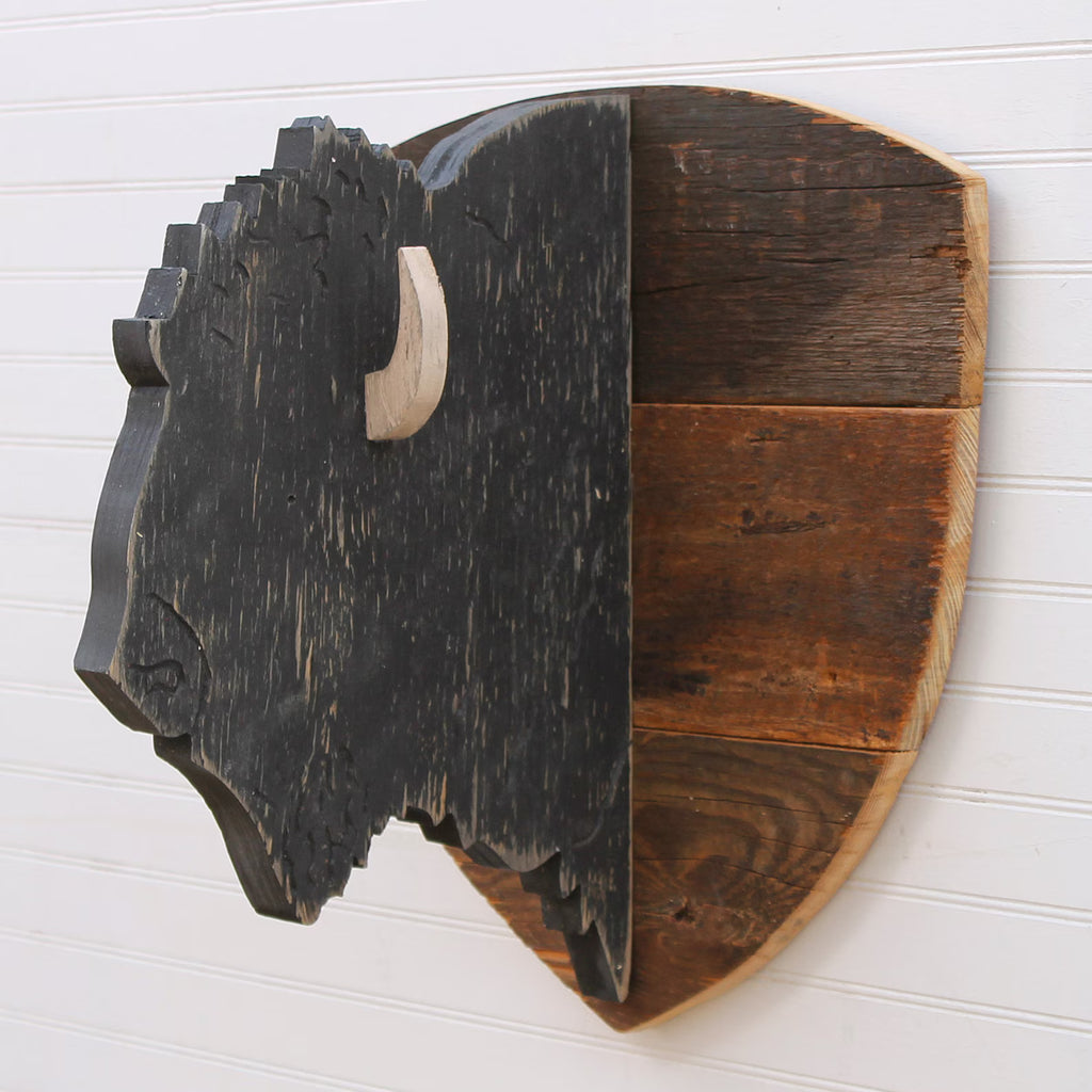 American Buffalo Trophy Head Wall Decor - Haven America