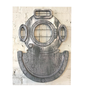 Deep Sea Dive Helmet Wall Art