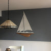 Sailboat Wooden Two Piece Wall Art