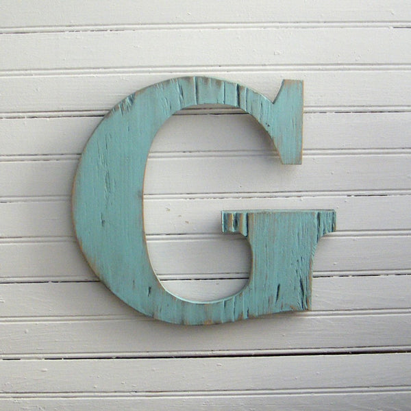 Letter G Wooden 10