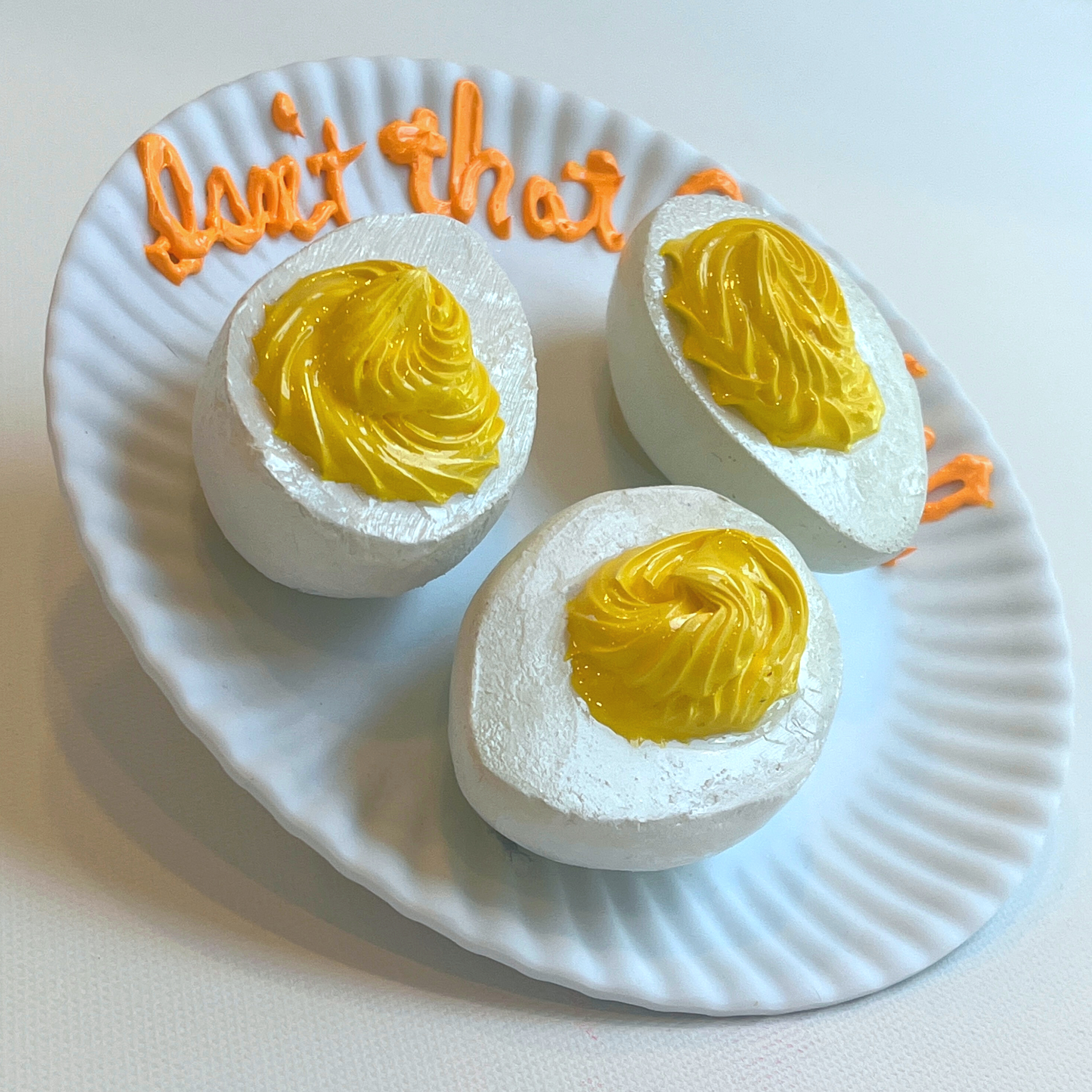 Isn't that Special Deviled Eggs 6" Plate | Life Series
