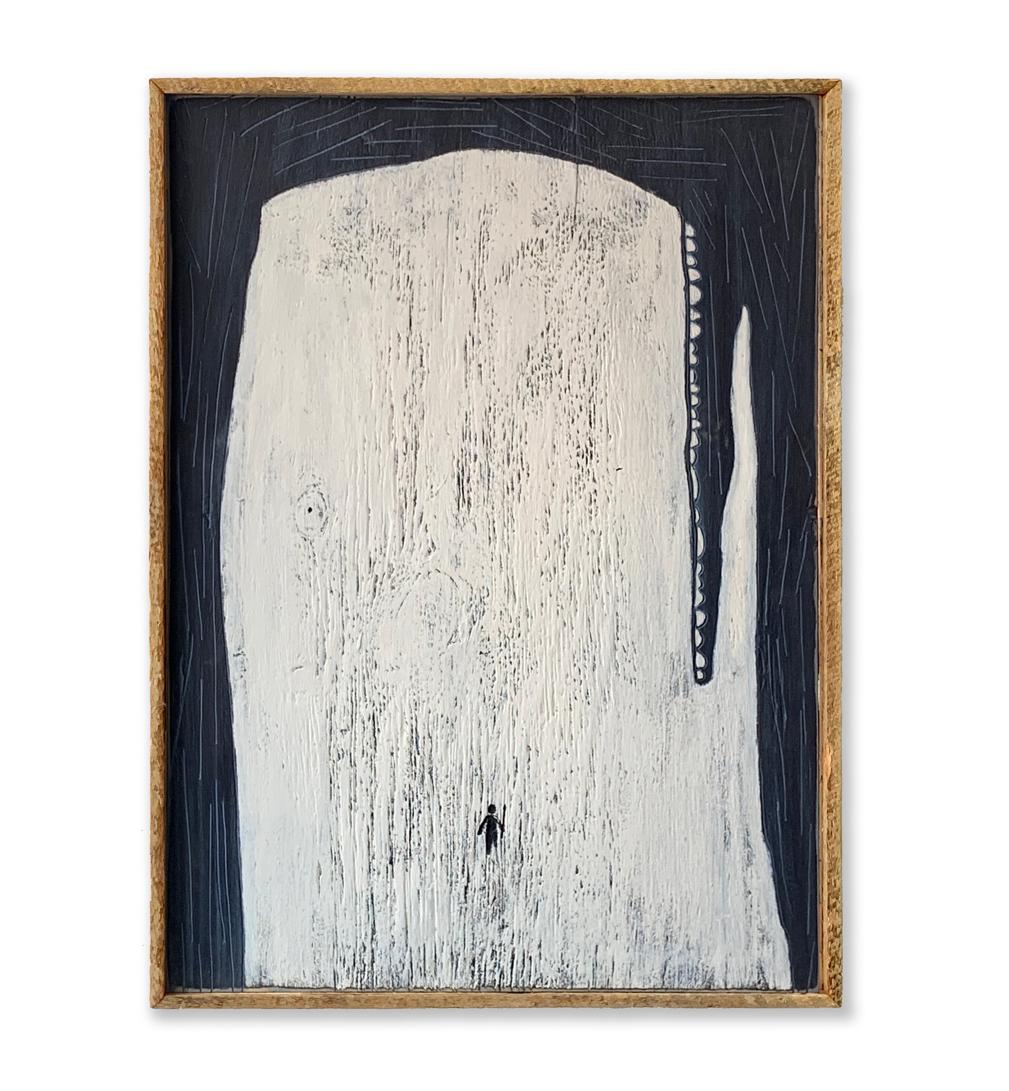 Ahab and White Whale Art Framed - Haven America