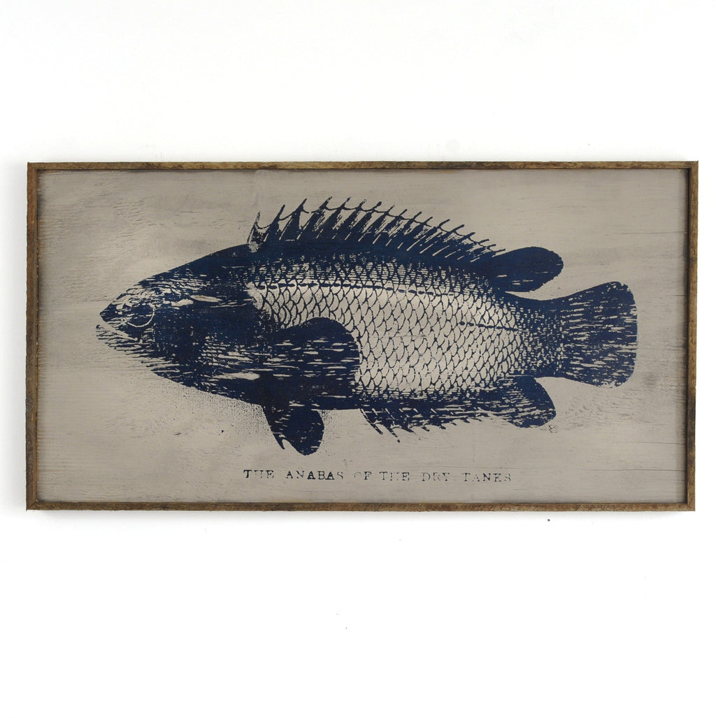 Anabas Fish Wall Art Framed - Haven America