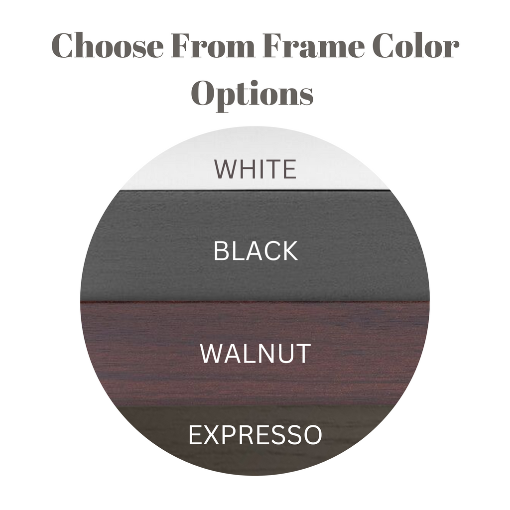 Four Frame Color Options for our Moby Prints