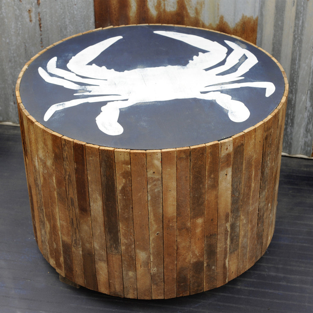 Crab Beach Table Rustic Side - Haven America