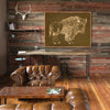 Carved Buffalo Wall Art - Haven America