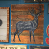 Butcher Deer on Rustic Wood Wall Art - Haven America