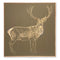 Our beautiful Carved Deer on Coach House Green background. Framed in Reclaimed wood.