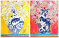 Chinoiserie Yellow and Pink Pair | Life Series